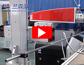 Flying Laser Marking Mchine With Conveyor Table for Production Line